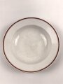 Deutsche Arbeitsfront, Kantinenporzellan Suppenteller, Durchmesser etwa 23,5cm, Hersteller Rosenthal. Gebraucht