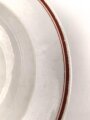 Deutsche Arbeitsfront, Kantinenporzellan Suppenteller, Durchmesser etwa 23,5cm, Hersteller Rosenthal. Gebraucht