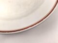 Deutsche Arbeitsfront, Kantinenporzellan Suppenteller, Durchmesser etwa 23,5cm, Hersteller Rosenthal. Gebraucht