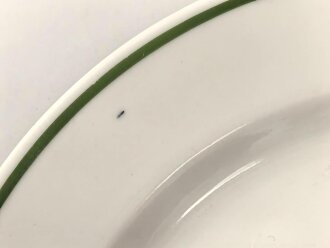 Deutsche Arbeitsfront, Kantinenporzellan Kaffeeservice 3-teilig, Durchmesser des Tellers etwa 20cm, Hersteller Rosenthal. Gebraucht