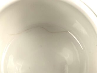Deutsche Arbeitsfront, Kantinenporzellan Kaffeeservice 3-teilig, Durchmesser des Tellers etwa 20cm, Hersteller Rosenthal. Gebraucht