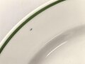 Deutsche Arbeitsfront, Kantinenporzellan Kaffeeservice 3-teilig, Durchmesser des Tellers etwa 20cm, Hersteller Rosenthal. Gebraucht