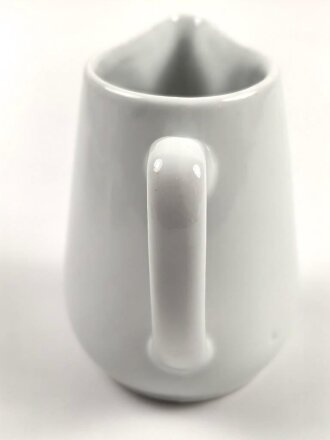 Reichsarbeitsdienst, Kantinenporzellan Milchkännchen, Höhe 13cm, Hersteller W Bavaria 1942. Gebraucht