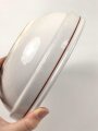 Deutsche Arbeitsfront, Kantinenporzellan Schale, Durchmesse 20,5cm, Hersteller Bauscher Weiden. Gebraucht