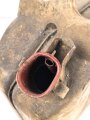 20 Liter Kraftstoffkanister Wehrmacht, datiert 1944. Originallack, ungereinigt. Mit dem seltenen Ausgießer. Leer, dennoch KEIN VERSAND NACH ÜBERSEE