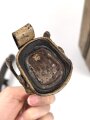 20 Liter Kraftstoffkanister Wehrmacht, datiert 1944. Originallack, ungereinigt. Mit dem seltenen Ausgießer. Leer, dennoch KEIN VERSAND NACH ÜBERSEE