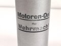 "Motoren- Oel der Wehrmacht" Original gefüllte Pappdose, der Boden gibt ein wenig Öl ab