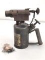 Vorheizer, Anwärmer für Fahrzeuge der Wehrmacht. Kleines Modell, Höhe 27cm, ungereinigtes Stück, diverse Ersatzteile anbei