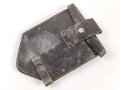 Ledertasche für einen Klappspaten der Wehrmacht. Gebraucht, datiert 1941