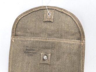 Tasche für die lange Drahtschere der Wehrmacht. Seltene Variante, vollständig aus Webleinen