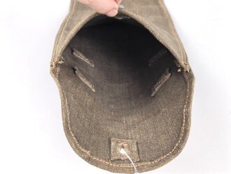 Tasche für die lange Drahtschere der Wehrmacht. Seltene Variante, vollständig aus Webleinen