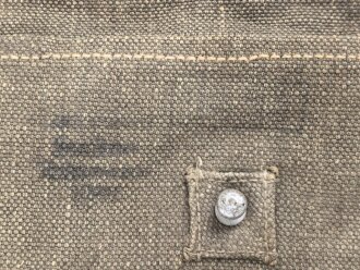 Tasche für die lange Drahtschere der Wehrmacht. Seltene Variante, vollständig aus Webleinen