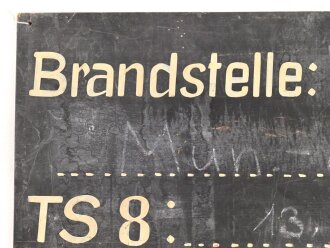 Feuerwehr / Luftschutz ? Schild "...