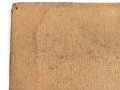 Feuerwehr / Luftschutz ? Schild " Brandstelle".....Maße etwa 40 x 60cm, die Kreidebeschriftung vermutlich neuzeitlich ergänzt, leicht zu entfernen
