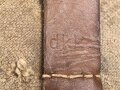 Paar Magazintaschen zur Maschinenpistole MP38 und 40 der Wehrmacht. Hersteller dkk44. Seltenes Paar, wenn es sandfarbene MP Taschen im Angebot gibt, dann fast ausschliesslich vom Hersteller clg