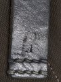 Magazintasche zur Maschinenpistole MP38 und 40 der Wehrmacht. Seltene Variante, nicht aus dem üblichen Webleinen. Guter Zustand