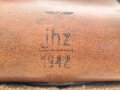 Systemschutz zum k98 der Wehrmacht, in dieser Form für Berittene, Leder weich . Hersteller jhz 1942