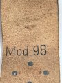 Systemschutz zum k98 der Wehrmacht, in dieser Form für Berittene, Leder weich . Hersteller jhz 1942
