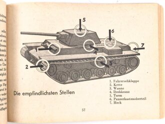 "Die Panzertruppen" und die wichtigsten Deutschen und feindlichen Panzertypen, 128 Seiten, komplett