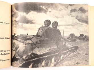 "Die Panzertruppen" und die wichtigsten Deutschen und feindlichen Panzertypen, 128 Seiten, komplett