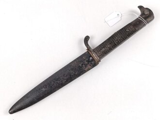 1.Weltkrieg, Grabendolch für Offiziere, die Tragschlaufe neuzeitlich ergänzt