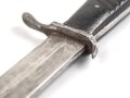 1.Weltkrieg Grabendolch. Klinge stark beschliffen, Leder neuzeitlich ergänzt