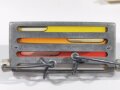 Luftblasen- Viskosimeter Wehrmacht, in der originalen Umverpackung, Gummi weich