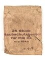 Papiertüte " 25 Stück Staubschutzbeutel für MG34", Hersteller hlp 1944, dazu zwei ebensolche