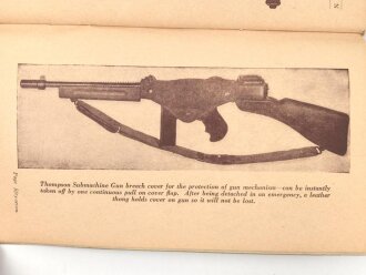 U.S. Army WWII, "Handbook of the Thompson Submachine Gun Modell 1928" 58 pages, good condition