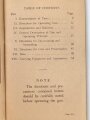 U.S. Army WWII, "Handbook of the Thompson Submachine Gun Modell 1928" 58 pages, good condition