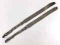 Paar Trageriemen zum hölzernen Transportbehälter für das Scherenfernrohr der Wehrmacht