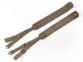 Paar Trageriemen für einen Tornister der Wehrmacht. Guter Zustand, seltene Variante aus Webleinen
