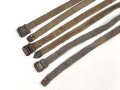 Drei Stück Webriemen Wehrmacht. Länge je etwa 115cm