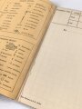 Einschub für eine Kartentasche Wehrmacht, mit diversem Inhalt