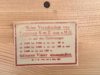 Patronenkasten 900 Wehrmacht. Ungebrauchtes Stück