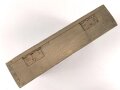 Werkzeugkasten für Panzerkampfwagen der Wehrmacht. Maße 23 x 40 x 9,5cm. Originallack, ungereinigt