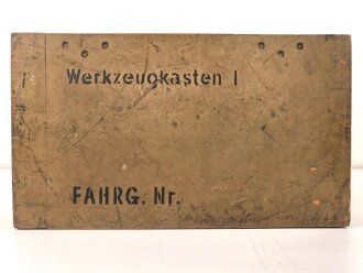 Werkzeugkasten I für ein Fahrzeug der Wehrmacht....