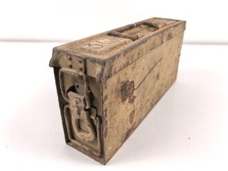 Kasten "Oel" Patronenkasten Wehrmacht. Originallack, ungereinigtes Stück, datiert 1944