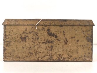 Kasten "Oel" Patronenkasten Wehrmacht. Originallack, ungereinigtes Stück, datiert 1944