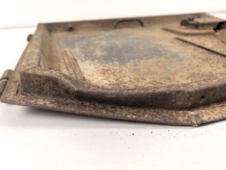 Fahrzeugtür Wehrmacht. Originallack, ungereinigtes Stück, Höhe 62cm