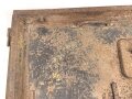 Fahrzeugtür Wehrmacht. Originallack, ungereinigtes Stück, Höhe 62cm