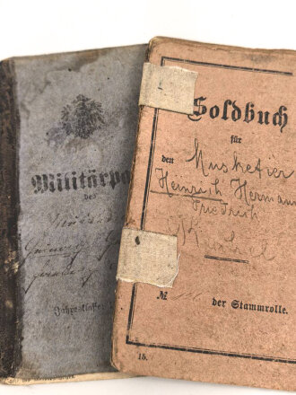 1. Weltkrieg, Militärpaß und Soldbuch eines...