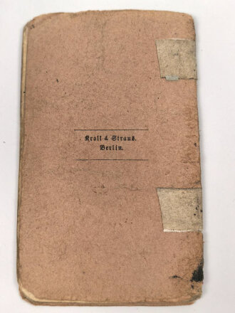 1. Weltkrieg, Militärpaß und Soldbuch eines Angehörigen zunächst Infanterie Regiment 163.. Ostfeldzug.