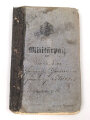 1. Weltkrieg, Militärpaß und Soldbuch eines Angehörigen zunächst Infanterie Regiment 163.. Ostfeldzug.