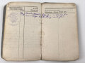 1. Weltkrieg, Militärpaß und Soldbuch eines Angehörigen zunächst Infanterie Regiment 163.. Ostfeldzug.