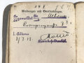1. Weltkrieg, Militärpaß und Soldbuch eines Angehörigen zunächst Infanterie Regiment 163.. Ostfeldzug.