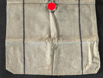 Grosser Sack für Heeresverpflegung der Wehrmacht. gebraucht, ungereinigt, datiert 1940