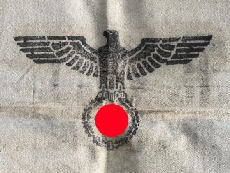 Grosser Sack für Heeresverpflegung der Wehrmacht. gebraucht, ungereinigt, datiert 1942