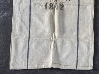 Grosser Sack für Heeresverpflegung der Wehrmacht. gebraucht, ungereinigt, datiert 1942