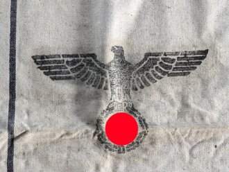 Grosser Sack für Heeresverpflegung der Wehrmacht. gebraucht, ungereinigt, datiert 1942